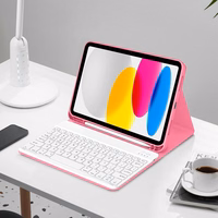 Tech-Protect SC Pen maciņš iPad 10.9 collu 10 / 2022 / 11 collu 11 / 2025 rozā