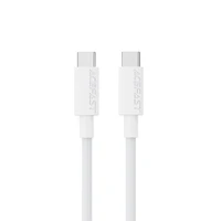 USB kabelis Acefast C18-03 60W no USB-C uz USB-C 1,2 m, balts