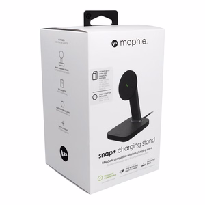 Bezvadu lādētājs Mophie 15W saderīgs ar MagSafe Snap+ melns
