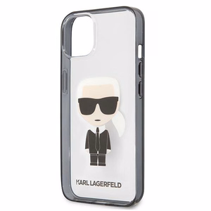 Karl Lagerfeld Iconik Karl чехол для iPhone 13 mini - прозрачный