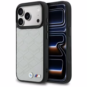 BMW M Shape Logo MagSafe Maciņš for iPhone 17 Pro Max - pelēks
