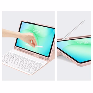 Tech-Protect SC Pen macins priekš Samsung Galaxy Tab A9+ / A11+ Plus 11.0 X210 / X215 / X216 / X230 / X235 / X236 - Roza