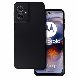 Viedtālruņa apvalks (m) - matēts melns MOTOROLA MOTO G55 5G