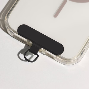 Phone insert metalic melns