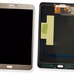 LCD ekrāns Samsung T710/T713/T715 Tab S2 8.0 ar skārienjutīgo ekrānu zeltains oriģināls (service pack)