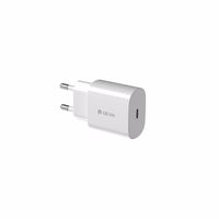 Devia sienas lādētājs Smart PD 25W 1x USB-C balts