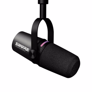 Shure MV7i – viedais mikrofons ar iebūvētu audio saskarni