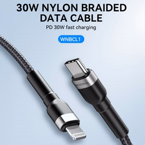 Wozinsky WNBCL1 Lightning / USB-C PD 30W cable 1 m - black