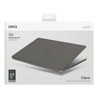 Uniq Claro MacBook Air 15" apvalks (2023) - caurspīdīgs-pelēks