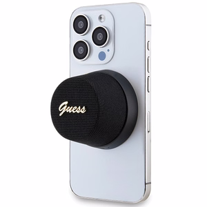 Guess magnētiskais Script Metal Bluetooth skaļrunis - melns