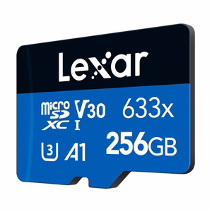 Lexar High-Performance 633x microSDXC 256GB memory card + SD adapter