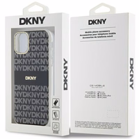 DKNY IML mono un svītras magnētiskais viedtālruņa apvalks iPhone 11 / Xr - melns