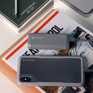 Griffin Survivor Endurance vāciņš ierīcei iPhone XS Max, caurspīdīgs un pelēks