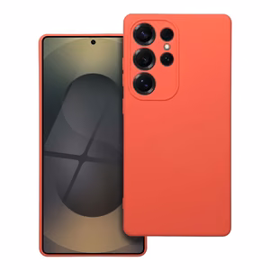 Silikona viedtālruņa apvalks SAMSUNG S25 Ultra persiku krāsas