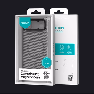 Nillkin CamShield Pro MagSafe saderīgs apvalks iPhone 17 Air - caurspīdīgs, melns