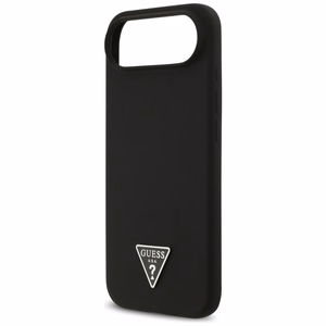 Guess Silikona Trīsstūra Logotipa Magnētiskais viedtālruņa apvalks iPhone 17 Air - melna