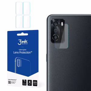 3mk Lens Protection – kameras objektīva aizsargs modelim Oppo A55s (aparat z boku)