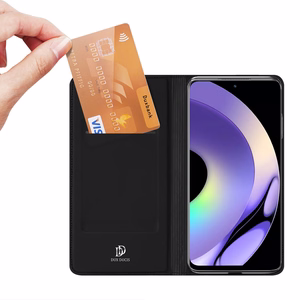 Чехол Dux Ducis Skin Pro для Realme 10 Pro книжка-кошелёк с подставкой чёрный
