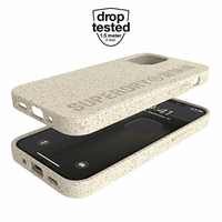 SuperDry Snap iPhone 12 mini Compostable Case smilšu 42623