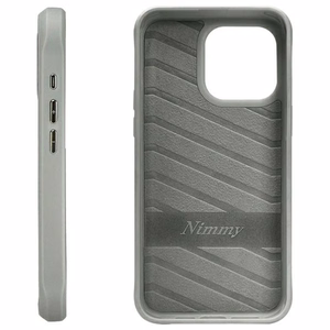 Nimmy Glasses Cool Cat Case for iPhone 15 Pro Max - Gray