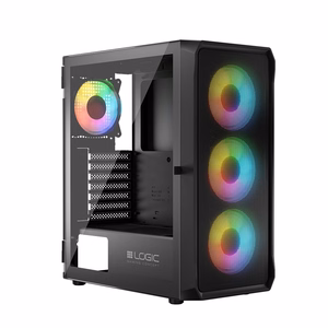 Logic PORTOS ARGB MINIDI USB 3.0 korpuss melns