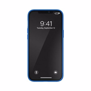 Adidas OR veidots apvalks Basic iPhone 12 Pro Max - zila un balta