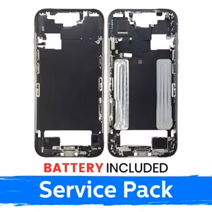 Apple iPhone Air vidējā rāmja korpuss + baterija / Mākoņu balts / (Servisa iepakojums)