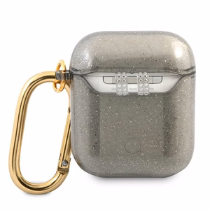 Guess GUA2UCG4GK чехол AirPods чёрный/чёрный Glitter Collection