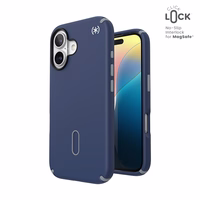 Speck Presidio2 Pro ClickLock & MagSafe - iPhone 16 maciņš (Coastal zils / Dust pelēks / balts)