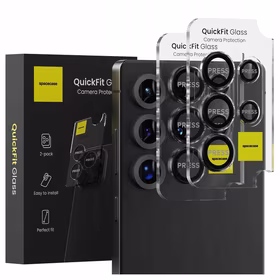 Spacecase Kameras stikls QuickFit Camera Galaxy S25 Ultra melns