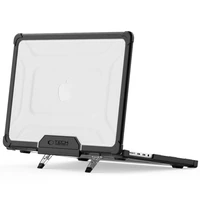 Tech-Protect SmartShell Pro macins priekš Macbook Pro 14 M1 / M2 / M3 / M4 / M5 2021-2025 - Melns un caurspidigs