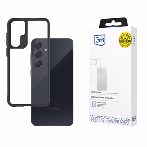 3mk Satin Armor Case+ viedtālruņa apvalks Samsung Galaxy A55 5G - melns