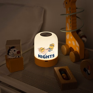 Minions – bezvadu USB-C LED noskaņas lampa bērniem ar regulējamu spilgtumu