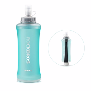Rockbros 350017002 mīkstā skriešanas pudele, 500 ml – gaiši zila