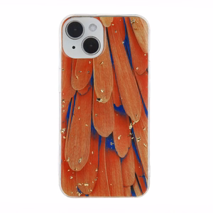 Gold Glam viedtālruņa apvalks Samsung Galaxy A14 4G / A14 5G oranža