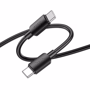 Cable USB C to USB C Hoco 3A 60W 1m X96 black