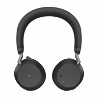Jabra Evolve2 75 MS Stereo USB-A - wireless over-ear headphones, melns