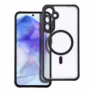 FULL MATTE MAG COVER viedtālruņa apvalks, saderīgs ar MagSafe, paredzēts SAMSUNG A55 melns