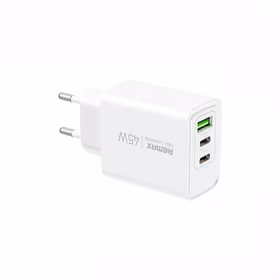 KIDDY SERIES 45W RP-U139 2xUSB-C/1xUSB NETWORK LĀDĒTĀJS balts