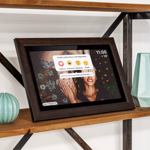 Kruger&Matz FRAMEO Wi-Fi 15,6 collu digitālais foto rāmis ar koka ietvaru