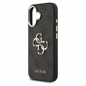 Guess 4G Big 4G Classic Logo viedtālruņa apvalks iPhone 17 - melns un zelta