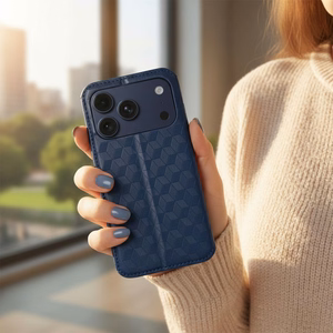Flip case for iPhone 17 PRO / 18 PRO Cubic Book blue