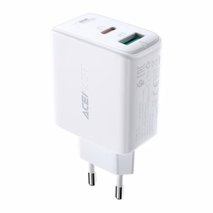 Acefast wall charger USB Type C / USB 32W, PPS, PD, QC 3.0, AFC, FCP white (A5 white)