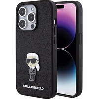 Karl Lagerfeld KLHCP15LGKNPSK iPhone 15 Pro Maciņš - melns