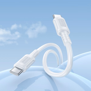 Borofone Kabel BX111 Feliz (m) - Type C uz Type C - 60W 3A 1 metrs balts