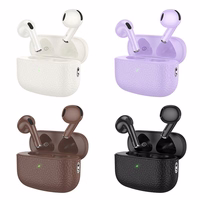 HOCO bezvadu austiņas bluetooth TWS EQ15 violetas