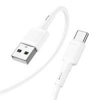 Kabelis USB A uz USB C Hoco 3A 1 m X83 balts