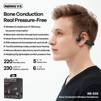 REMAX Bluetooth sporta austiņas - RB-S33 Black