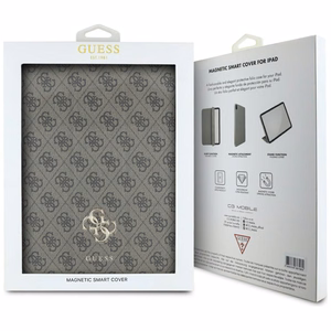 Guess GUFC13RM24PS4SGW iPad Air 13" 2024 brūns Magnētiskais 4G Liels Logotips