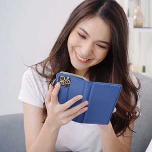 SMART CASE grāmatas tipa viedtālruņa apvalks OPPO A18 / A38 tumši zils